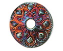 Xaz Raku Flash Floral Donut 46-48mm
