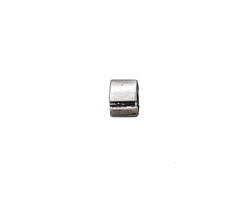 Zola Elements Antique Silver (plated) Grooved Barrel Bead Slide 5x7mm