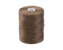 C-Lon Sepia (.5mm) Bead Cord