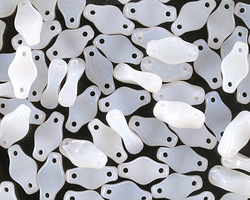 TOHO Cradle Bead Alabaster Vertical 2-Hole 6x10mm