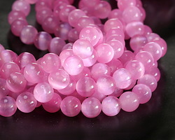 Pink Selenite Round 8mm
