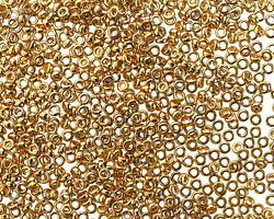 Miyuki 24kt Light Gold (plated) Spacer Bead 2.2mm