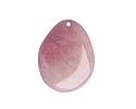 Tagua Nut Violet Groovy Slice 25-35x30-42mm
