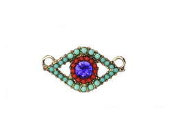 Zola Elements Antique Gold (plated) Mermaid Eye Pendant 26x14mm