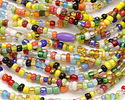 African Rainbow Glass Seed Bead Mix 3-5mm