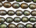 Silver Green Rice 9-11mm