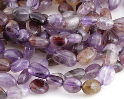 Purple Phantom Quartz (Auralite-23) Pebble 6-10x6-8mm