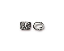 TierraCast Antique Silver (plated) Jardin Barrel 7x5mm