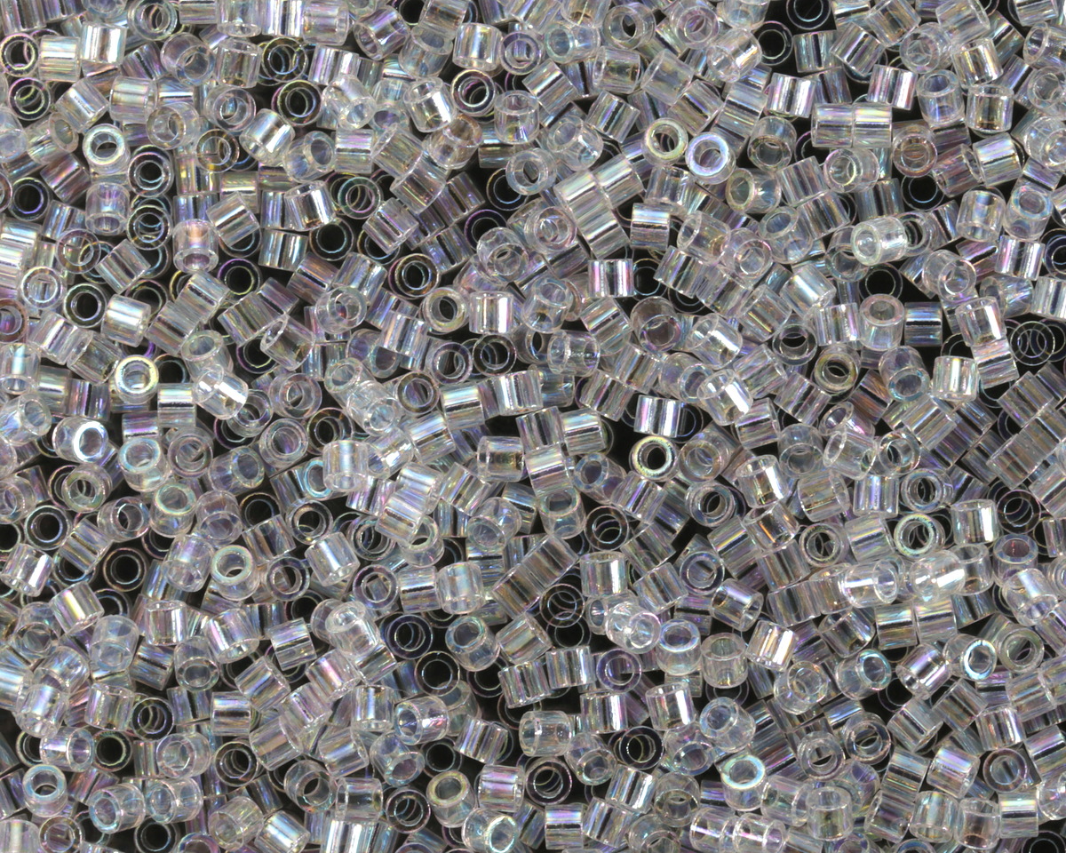 Miyuki Delica Crystal AB (DBS0051) 15/0 Seed Bead
