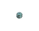 Mykonos Copper (plated) Patina Folksy Heart Bead 7mm
