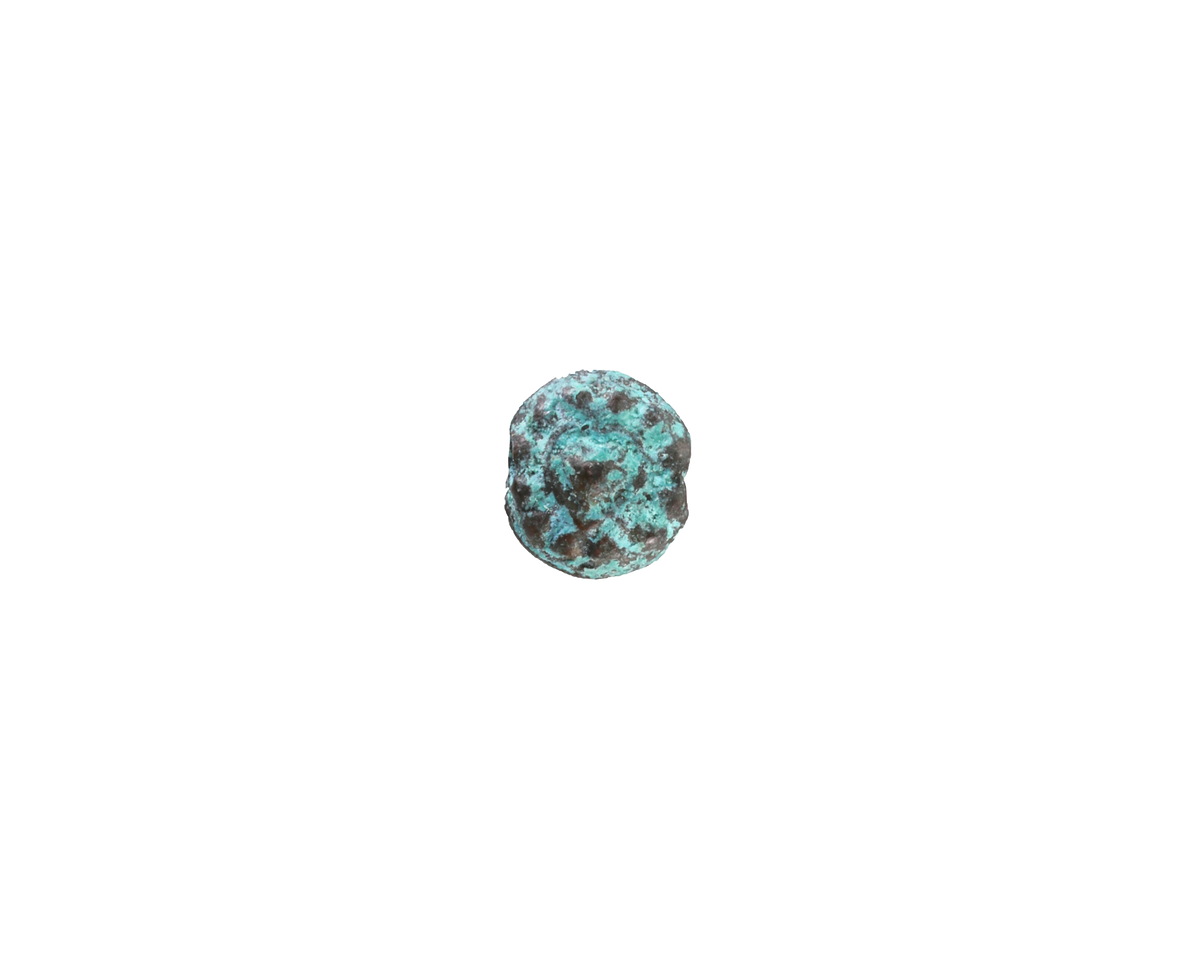 Mykonos Copper (plated) Patina Folksy Heart Bead 7mm