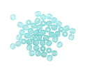 Czech Glass Matte Aquamarine Fire Polished Round 3mm