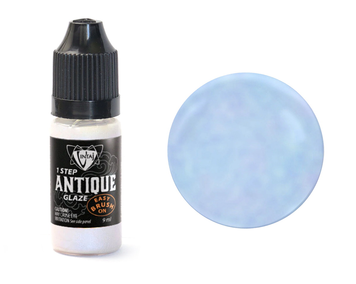 Vintaj 1 Step Iridescent Blue Antique Glaze 9ml