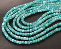 Russian Amazonite (A) Microfaceted Cube 2.5mm