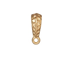 TierraCast Gold (plated) Hammertone Bail 5x18mm