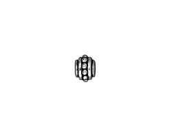 TierraCast Antique Silver (plated) Beaded Spacer 5x7mm