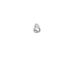 Silver (plated) Bead Tip 3mm