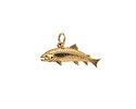 Nina Designs Bronze Trout Focal 21x12mm