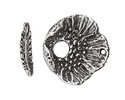Green Girl Pewter Poppy Toggle Clasp 25x26mm