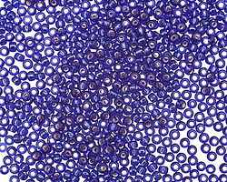 TOHO Cobalt (with Silver Lining) Round 11/0 Seed Bead