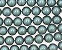Marine Blue Shell Pearl Round 8mm