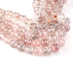 Pink Mica Quartz (A) Round 10mm