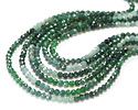 Guatemalan Jade (A) Ombré Microfaceted Round 2mm