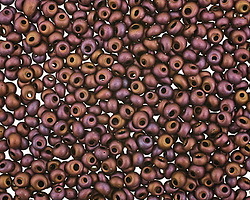 TOHO Matte Mauve Mocha Magatama 3mm Seed Bead