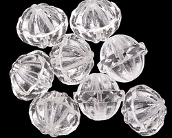 Czech Glass Crystal Melon UFO 12x13mm