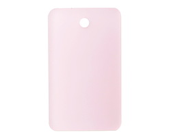 Blossom Pink Beach-Style Glass Bottle Curve Rectangle 19x33mm
