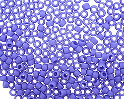 TOHO Opaque Frosted Periwinkle Round 8/0 Seed Bead