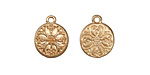 Zola Elements Matte Gold (plated) Baroque Flower Charm 11.5x14mm