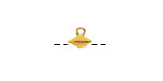 Cymbal Komia 24K Gold (plated) Ending for GemDuo 7x8mm