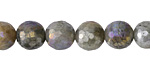 Labradorite w/ AB Luster Faceted Round 9.5-10mm