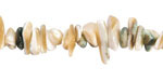 Green & Tan Turbo Shell Chip 2-8x6-14mm