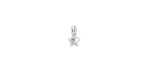 Antique Silver (plated) Tiny Star Focal 4x7mm