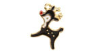 Enamel Rudolph the Reindeer Focal 15x20mm