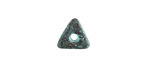 Mykonos Metalized Ceramic Copper Patina Triangle Washer 11mm