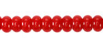 Pepper Red Glass Rondelle 5x8mm