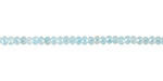 Sky Blue Agate (light) Faceted Rondelle 2x4mm