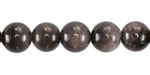 Silver Obsidian Round 10mm