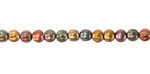 Czech Glass Autumn Metallics Melon Round 3mm