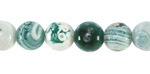 Ocean Whirl Agate Round 10mm