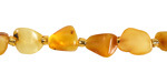 Amber (multi) Nugget 6-8x8-12mm