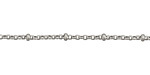 Antique Silver (plated) Rollo Satellite Chain, 5' Package