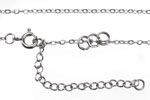 Stainless Steel Delicate Cable Chain, 18" Finished w/ 3 jump rings & 2" extender, 2.25x1.75mm links