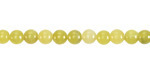 Olive Jade (light) Round 4mm
