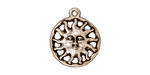 TierraCast Antique Silver (plated) Sunshine Charm 11x17mm