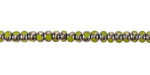 Czech Glass Avocado w/ Antique Silver Trica Beads 3x4mm