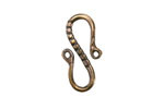 Mykonos Antique Brass (plated) Pebbles S-Hook 24x12.5mm